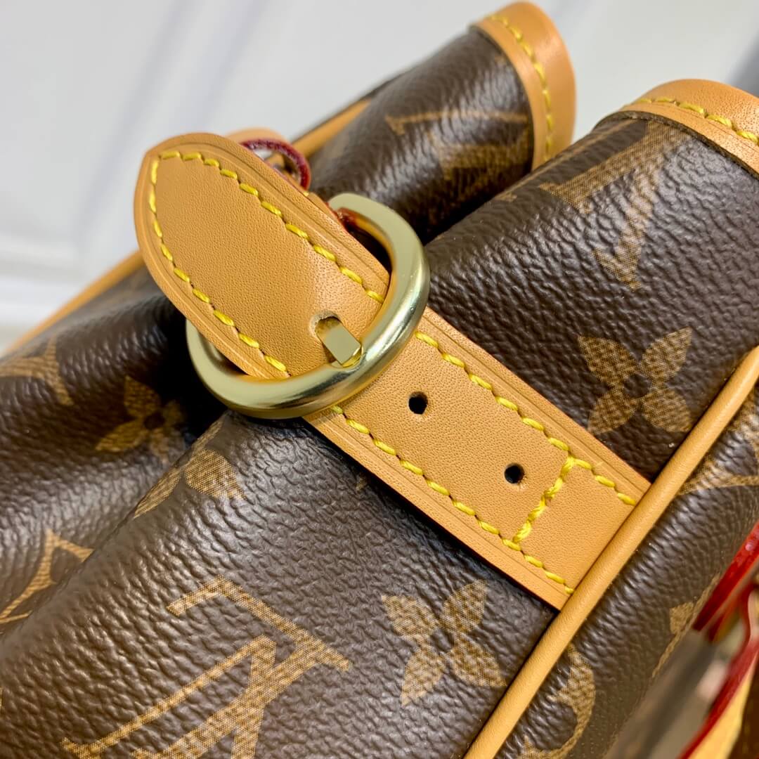 m51156 neverfull pm monogram 25cm yellow neverfull subaxillary bag handbag