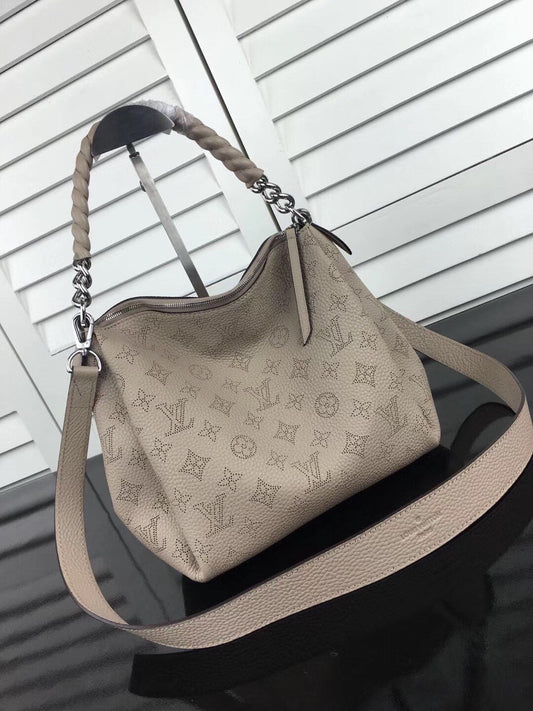 m51223 babylone bb 20cm grey handbag subaxillary bag shoulder bag cross body bags