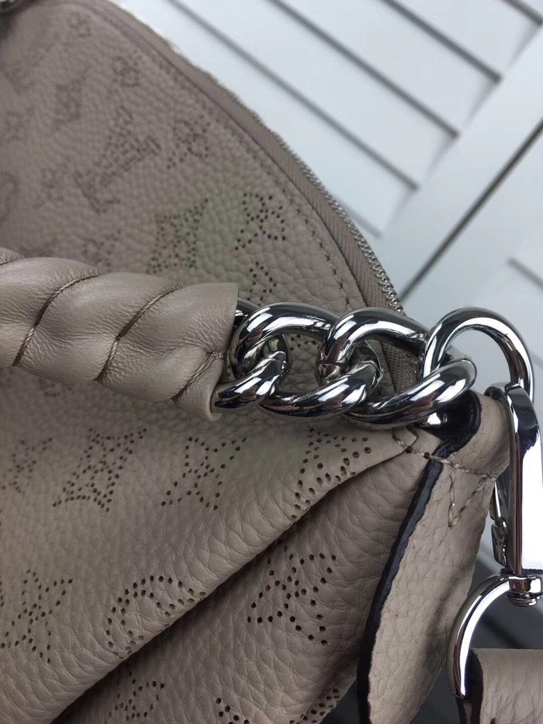 m51223 babylone bb 20cm grey handbag subaxillary bag shoulder bag cross body bags