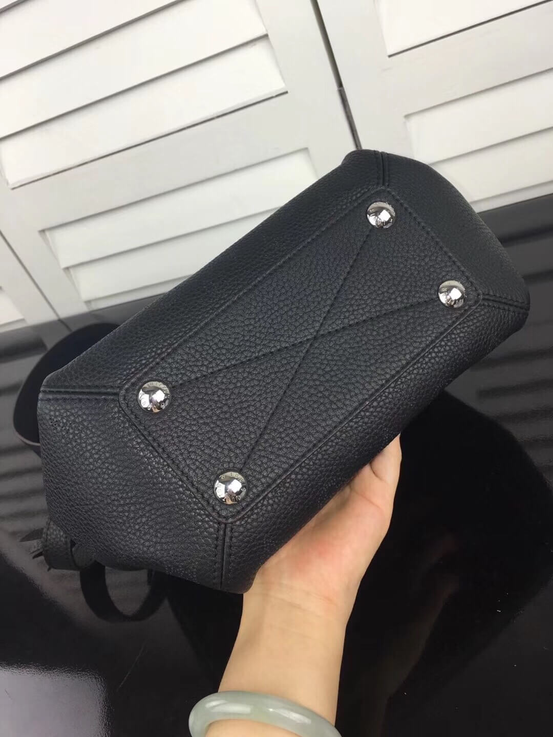 m51223 babylone bb 20cm lambskin black m51224 handbag subaxillary bag shoulder bag cross body bags