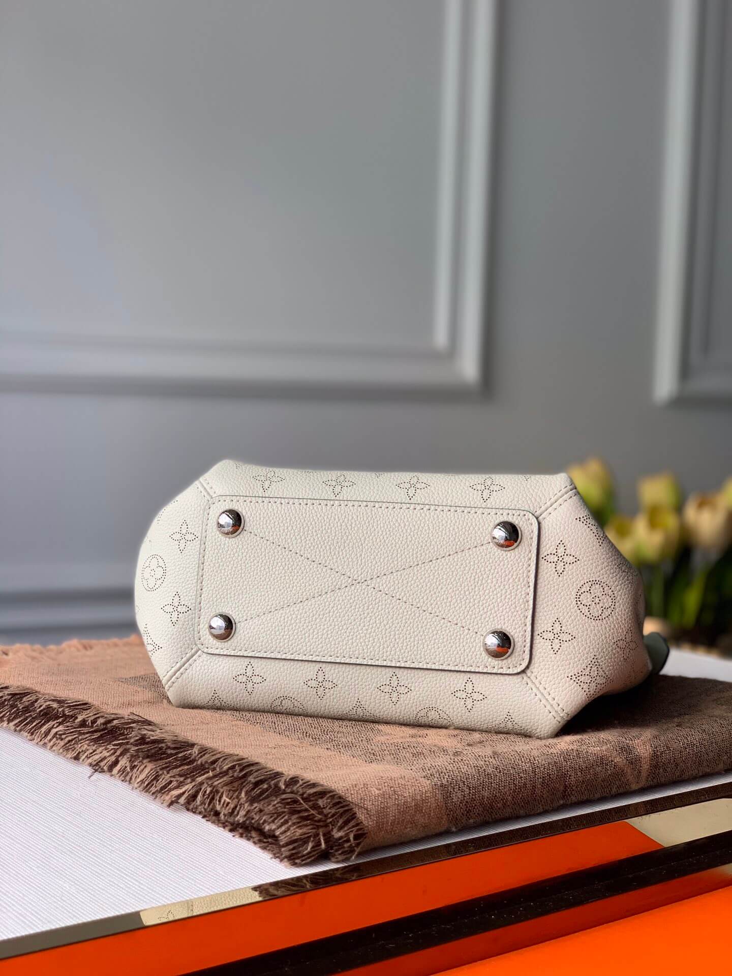 m51223 babylone bb 20cm lambskin dirty white m51224 handbag subaxillary bag shoulder bag cross body bags