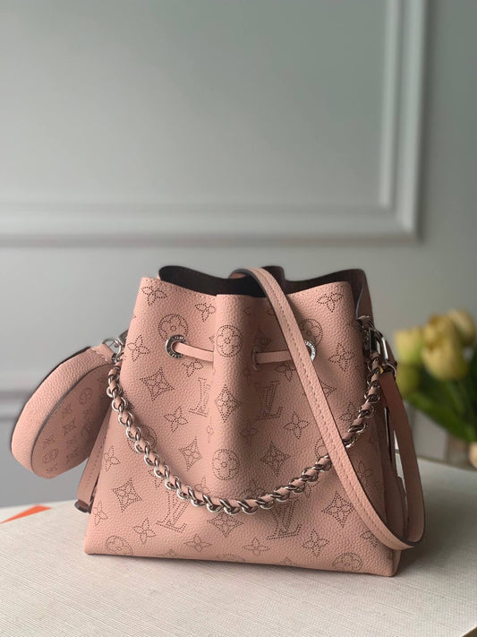 m57068 bella bucket bag monogram 19cm pink handbag shoulder bag cross body bags beaubourg hobo