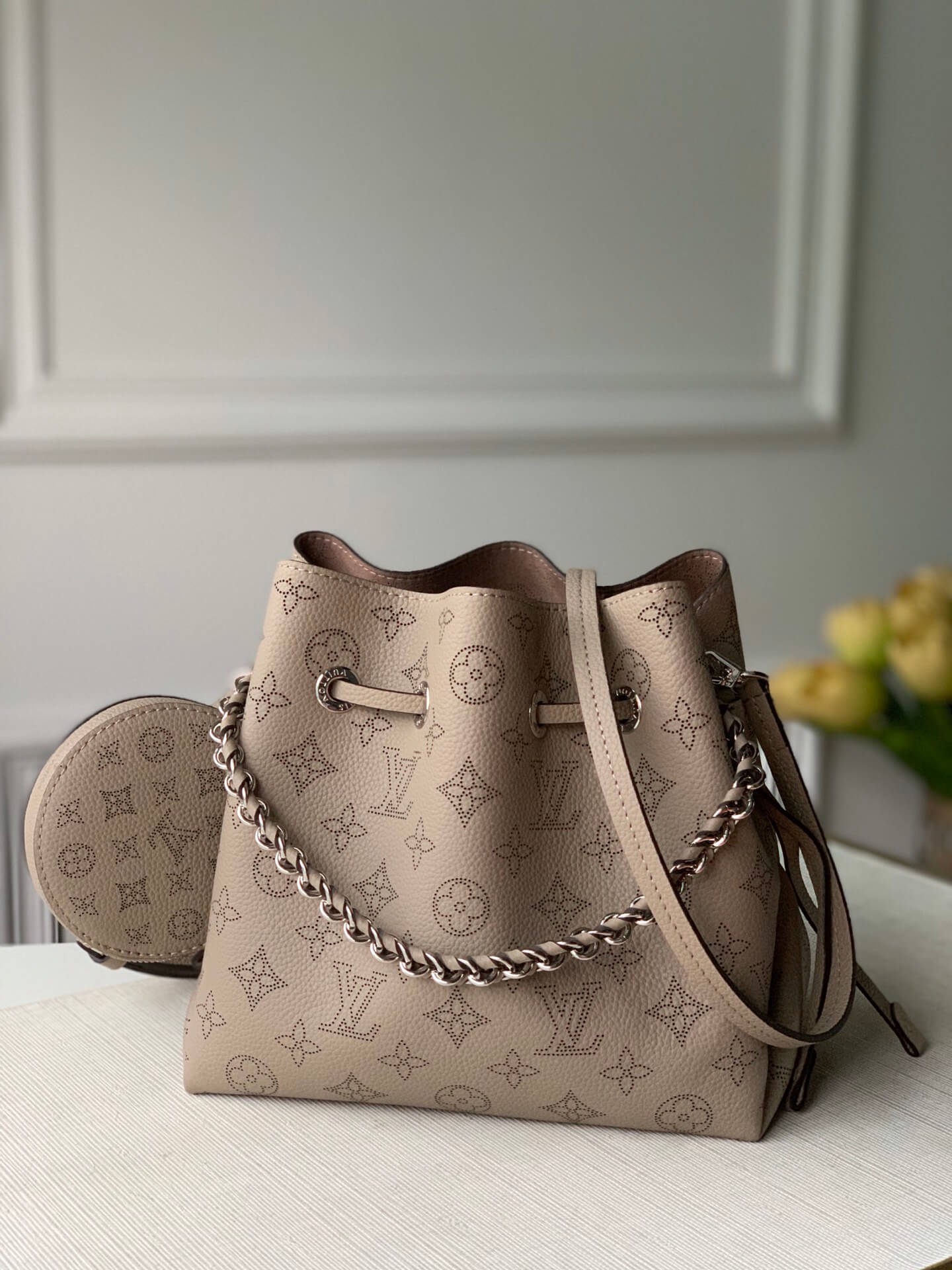 m57201 bella bucket bag monogram 19cm grey m57201 babylone bb handbag shoulder bag cross body bags beaubourg hobo