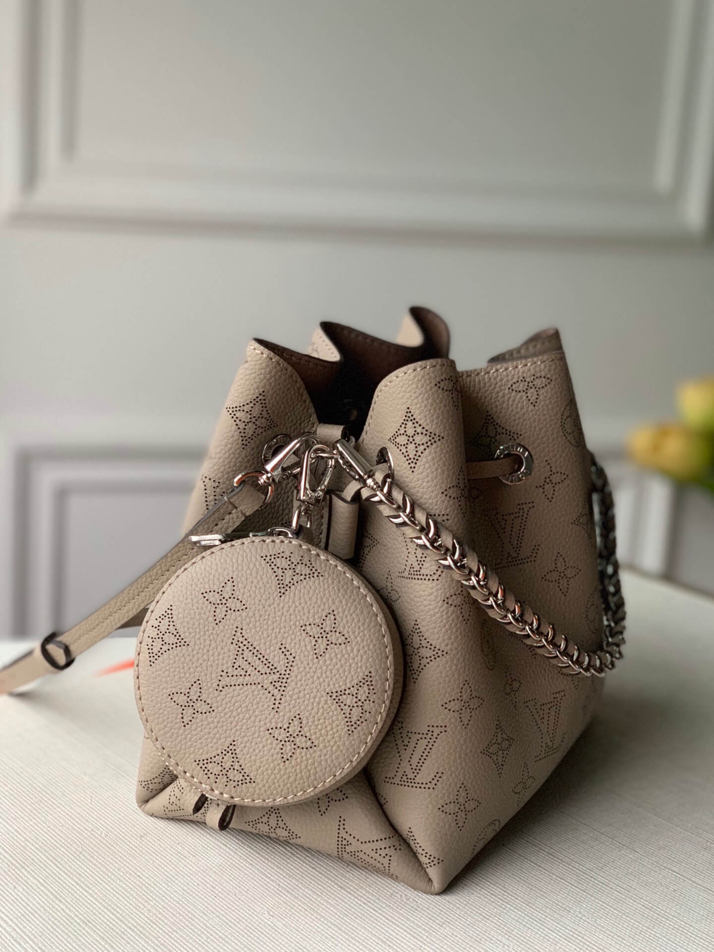 m57201 bella bucket bag monogram 19cm grey m57201 babylone bb handbag shoulder bag cross body bags beaubourg hobo