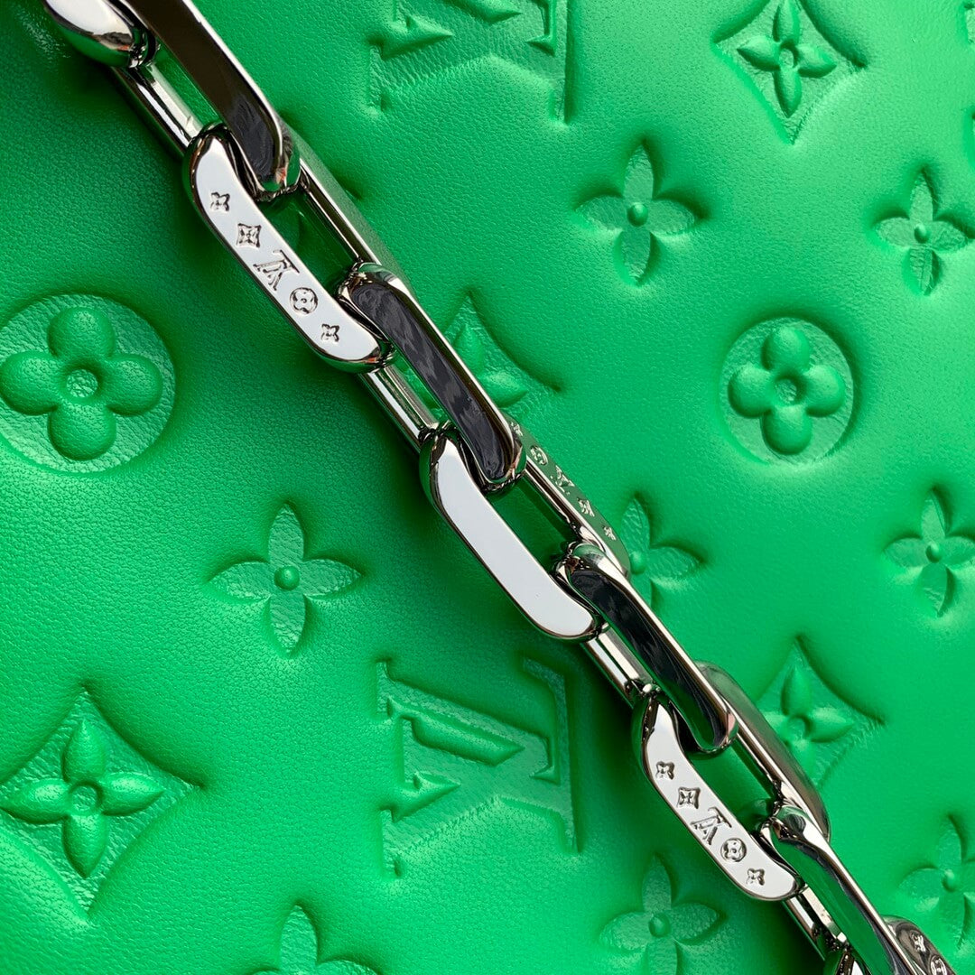 m57936 coussin monogram 26cm green female bag all leather