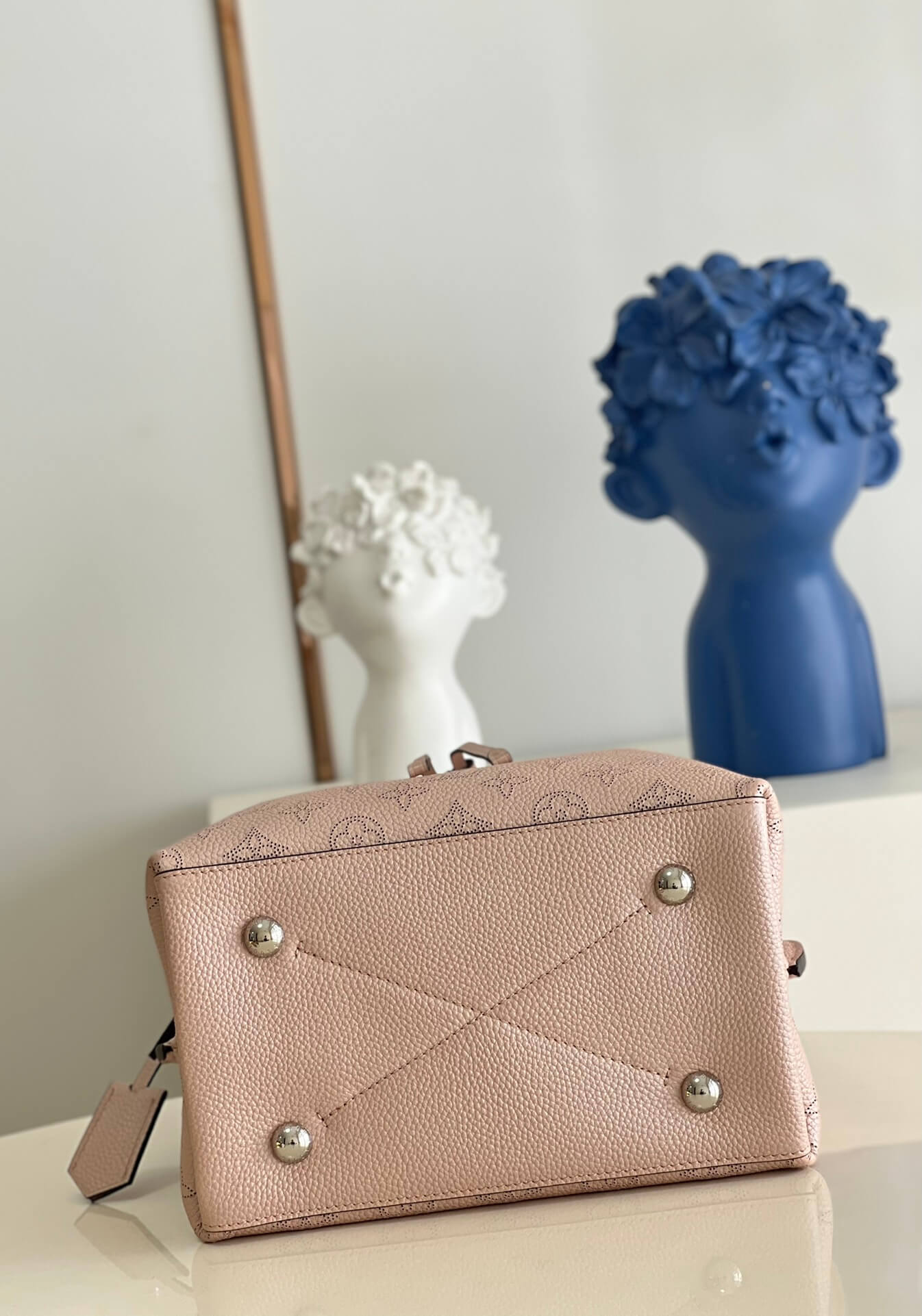 m58788 muria bucket bag monogram 25cm pearlescent pink handbag shoulder bag cross body bags