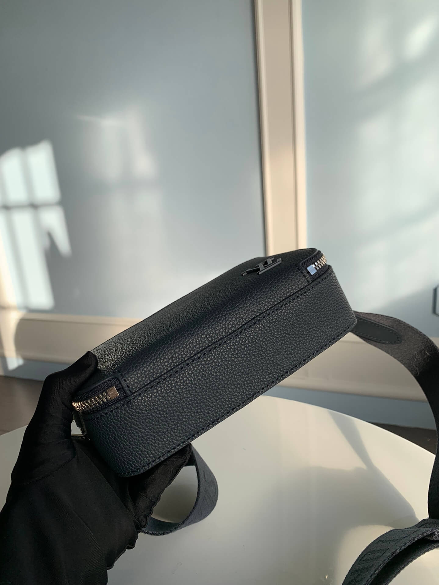 m59161 alpha wearable 18 5cm blue shoulder bag cross body bags mens bag man bag