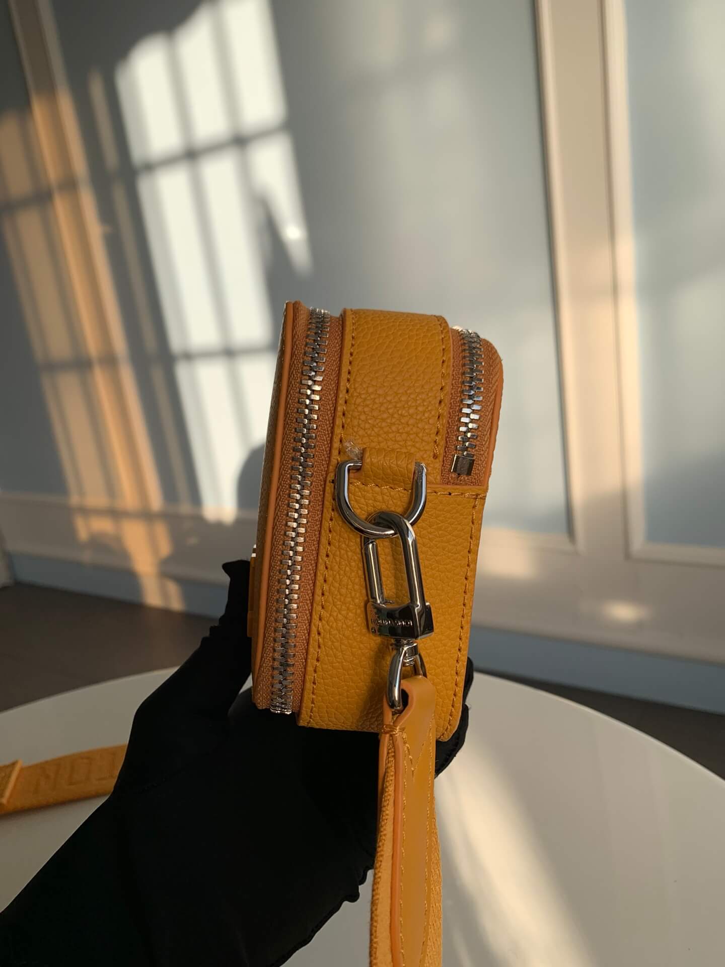 m59161 alpha wearable 18 5cm orange shoulder bag cross body bags mens bag man bag