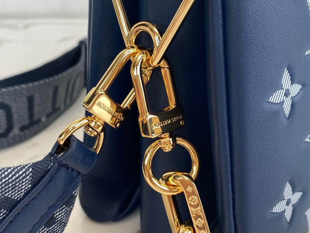 m59392 coussin pm monogram 26cm denim blue