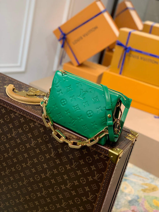 m59396 20750 coussin bb monogram 21cm green