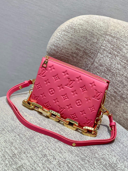 m59396 20750 coussin bb monogram 21cm rose red