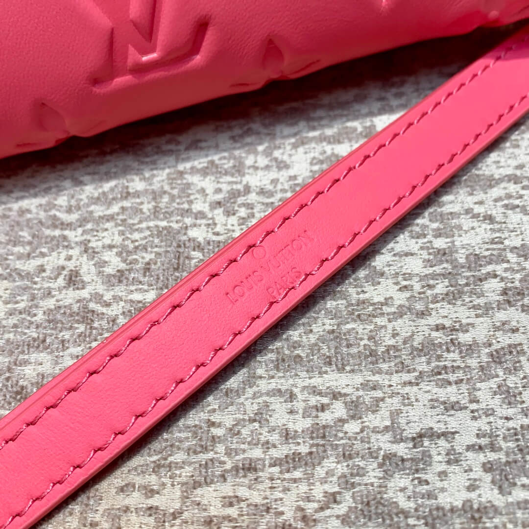 m59396 coussin bb monogram 21cm rose red