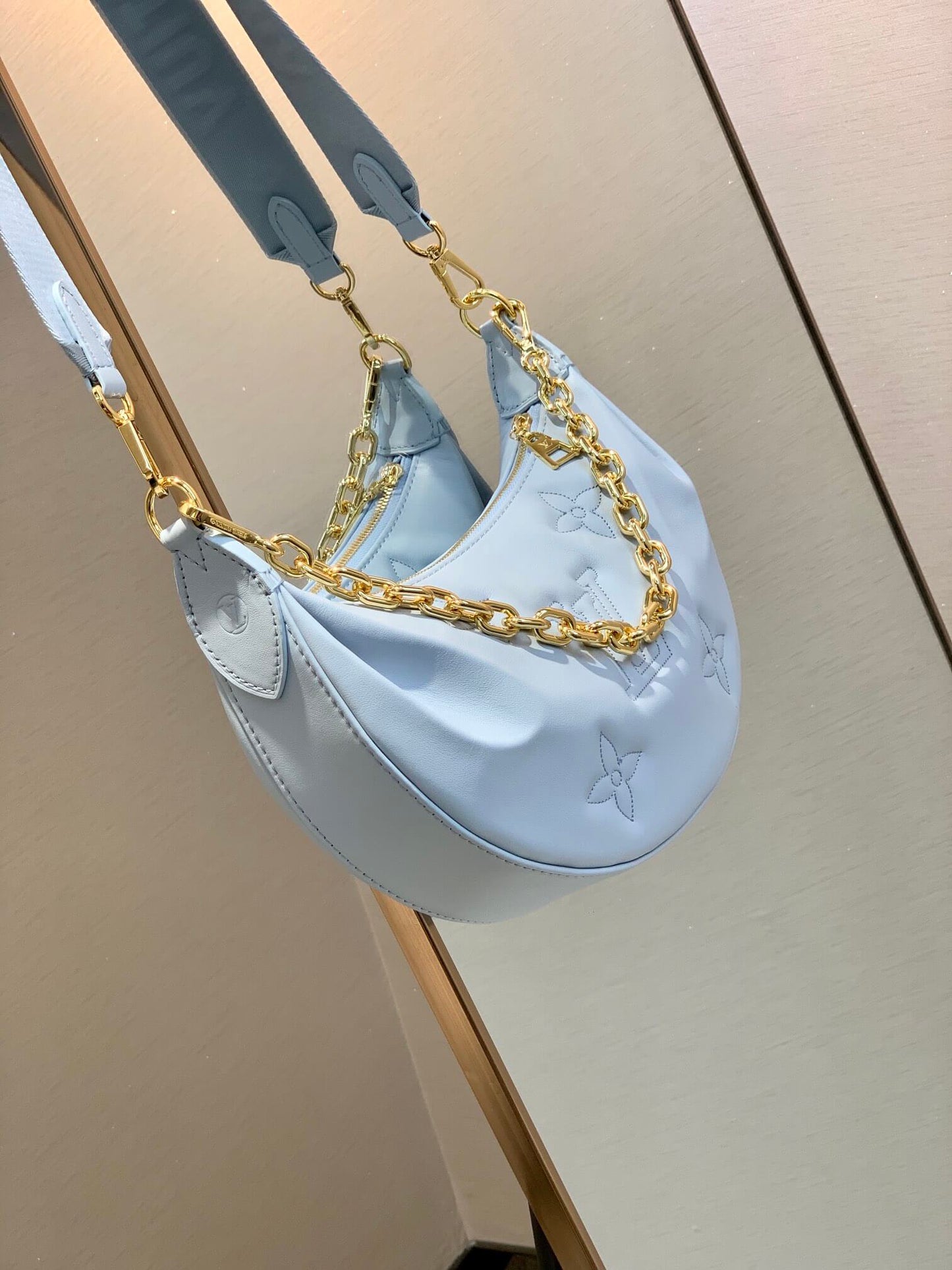m59825 over the moon monogram haze blue 27 5cm
