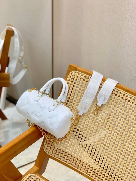 m59827 papillon bb monogram 20cm snow white