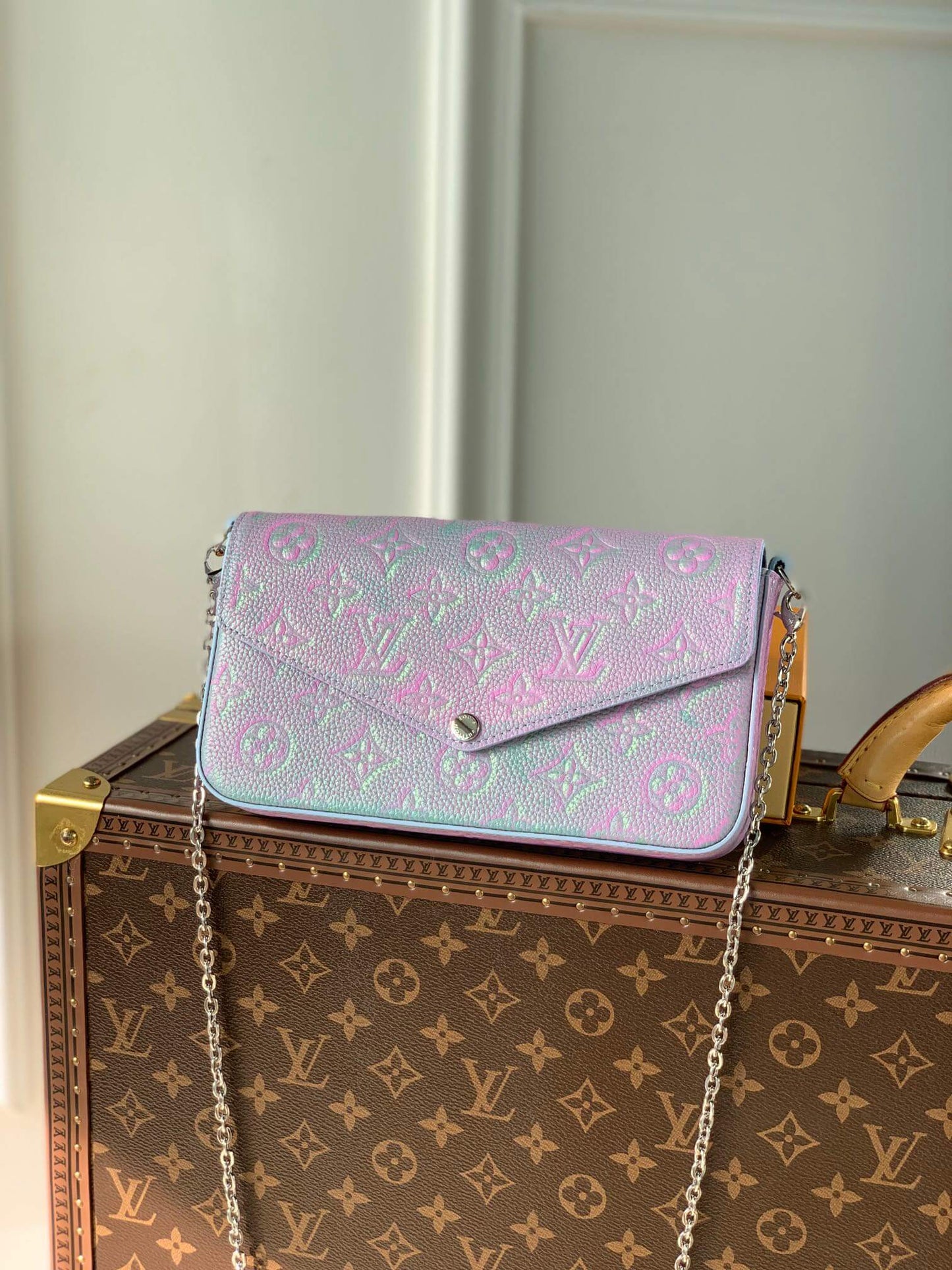 m61276 felicie mini 21cm green pink