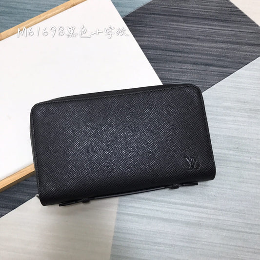 m61698 brazza clutch bag pvc wallet black mens bag man bag