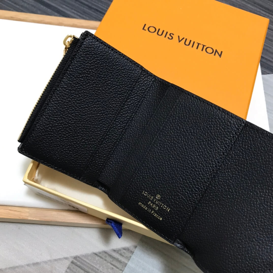 m62935 wallet monogram empreinte 9 5cm blue free shipping