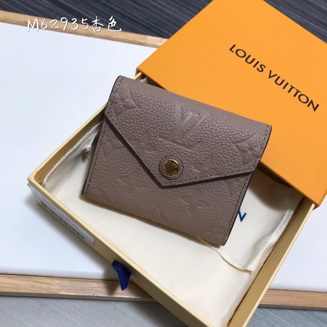 m62935 wallet monogram empreinte 9 5cm apricot free shipping