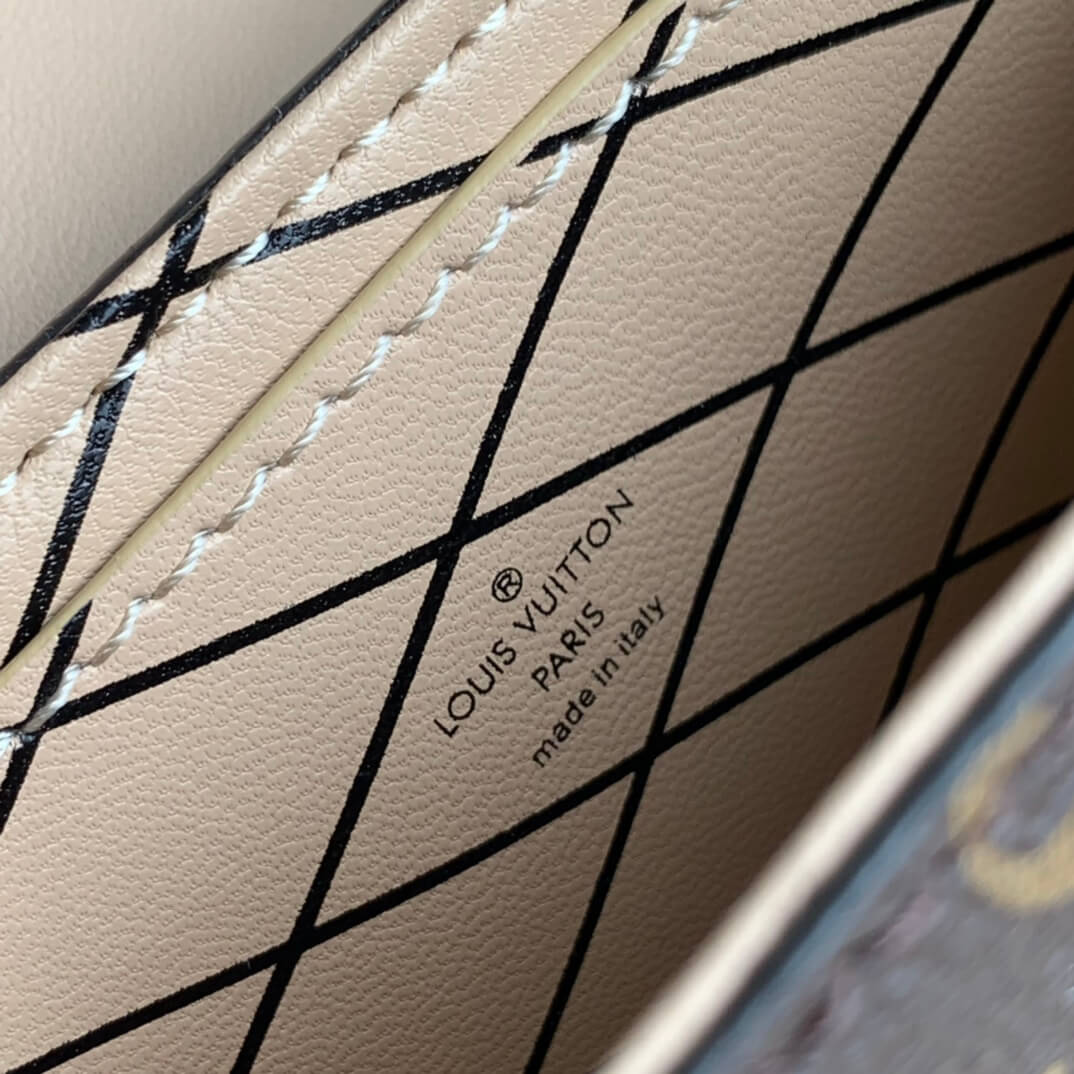 m63913 trunk vertical trunk vertical yellow monogram 11cm