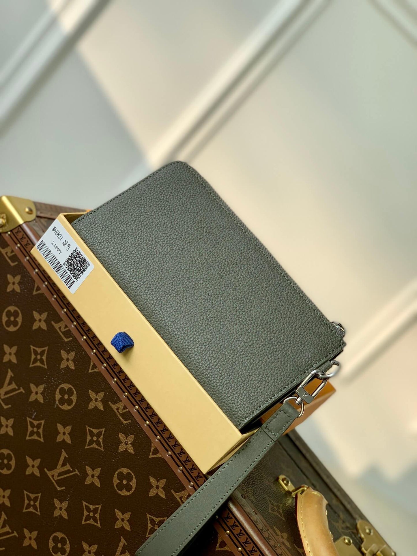 m69831 aerogram long clutch free shipping green