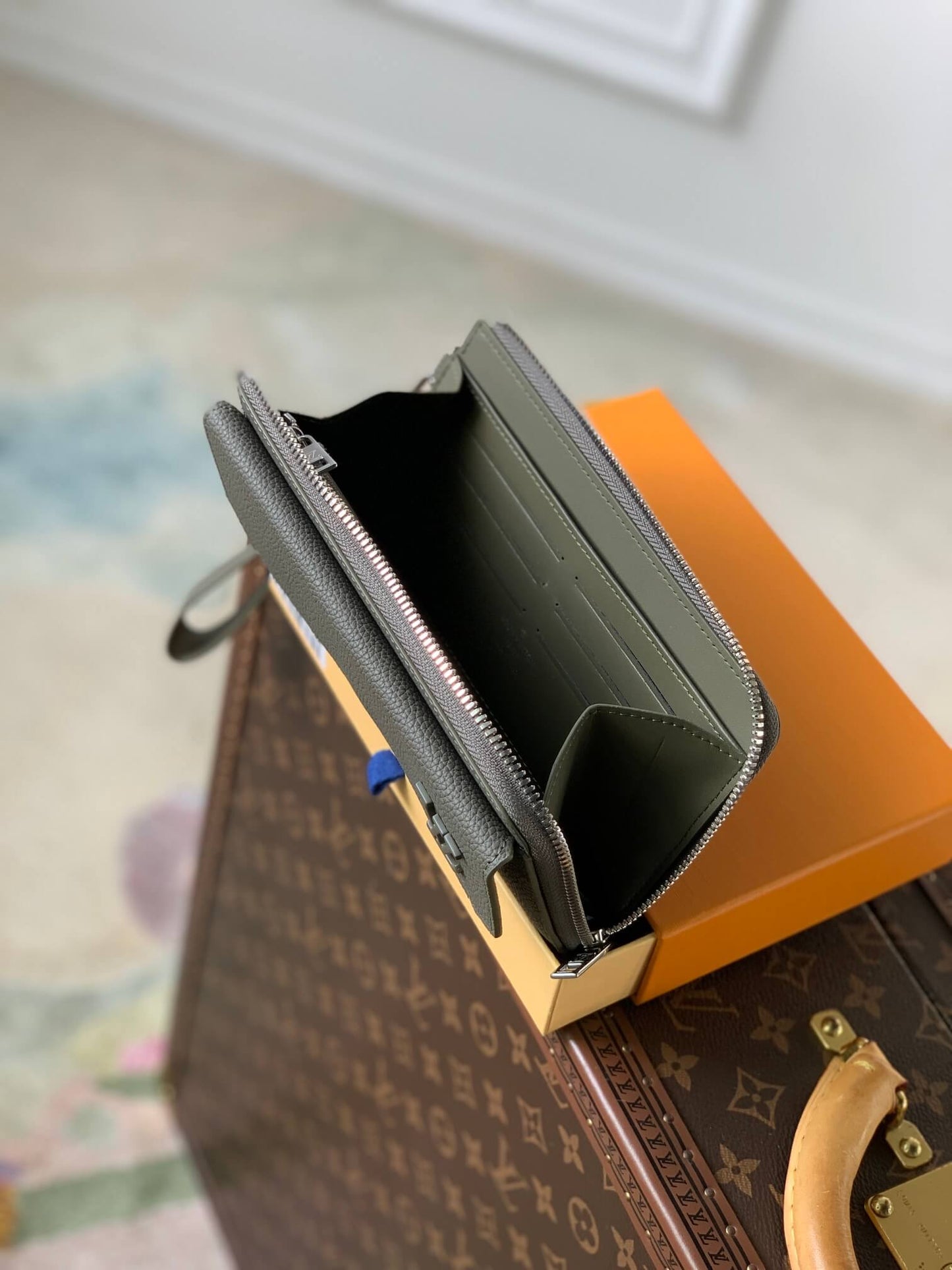 m69831 aerogram long clutch free shipping green