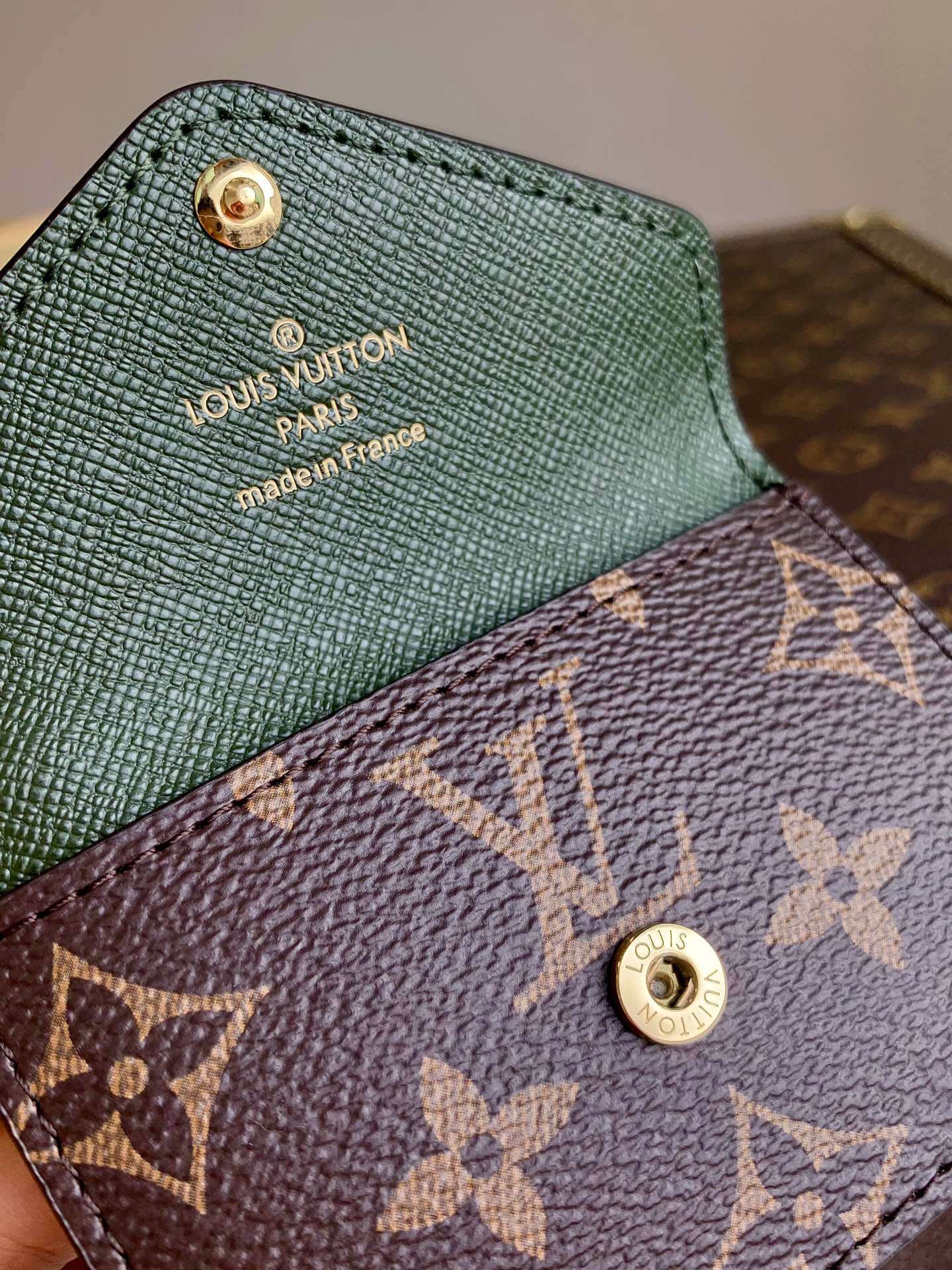 m80091 multi pochette felicie 17cm monogram coffee