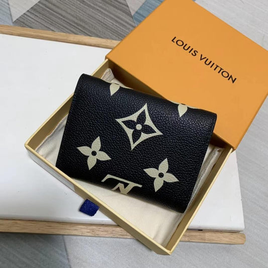 m80968 womens purse lady wallet clutch bag black 4 7inches