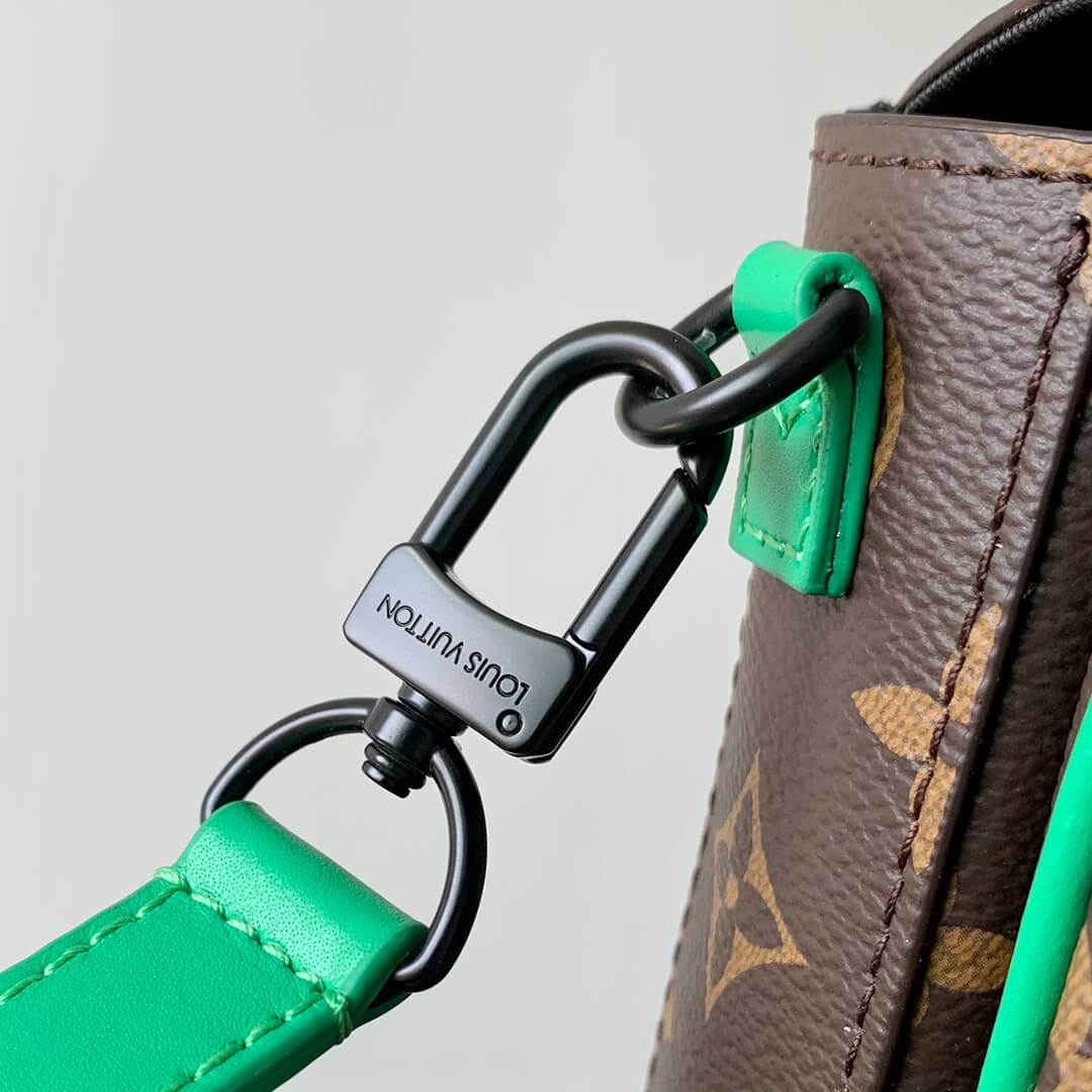 m81522 s lock vertical wearable green calfskin monogram macassar 12cm s lock vertical wearable shoulder bag cross body bags