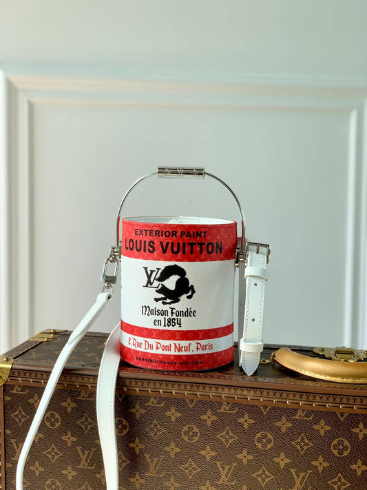 m81595 paint can red virgil abloh 17 cm cross body bags