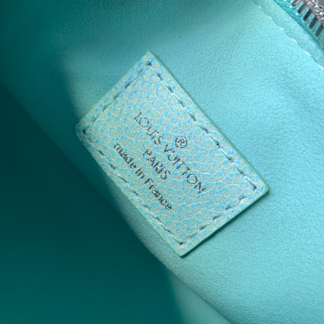 m81625 nano speedy monogram empreinte 16cm green