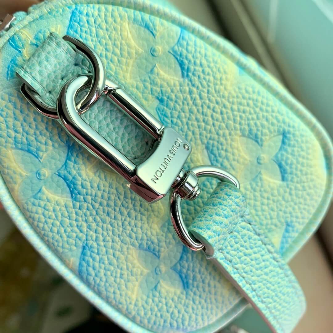 m81625 nano speedy monogram empreinte 16cm green