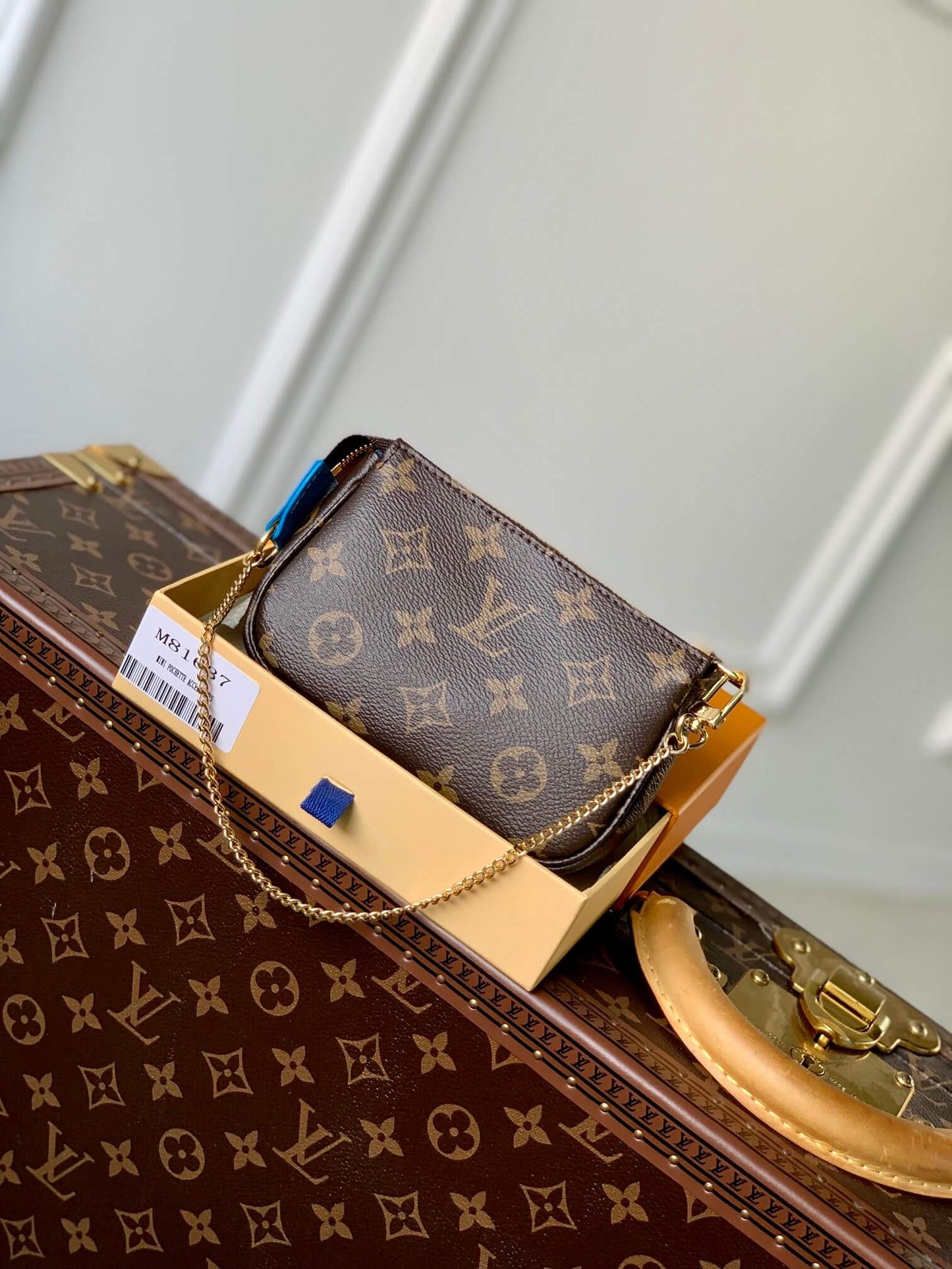 m81637 mini pochette accessoires monogram 15 5cm blue