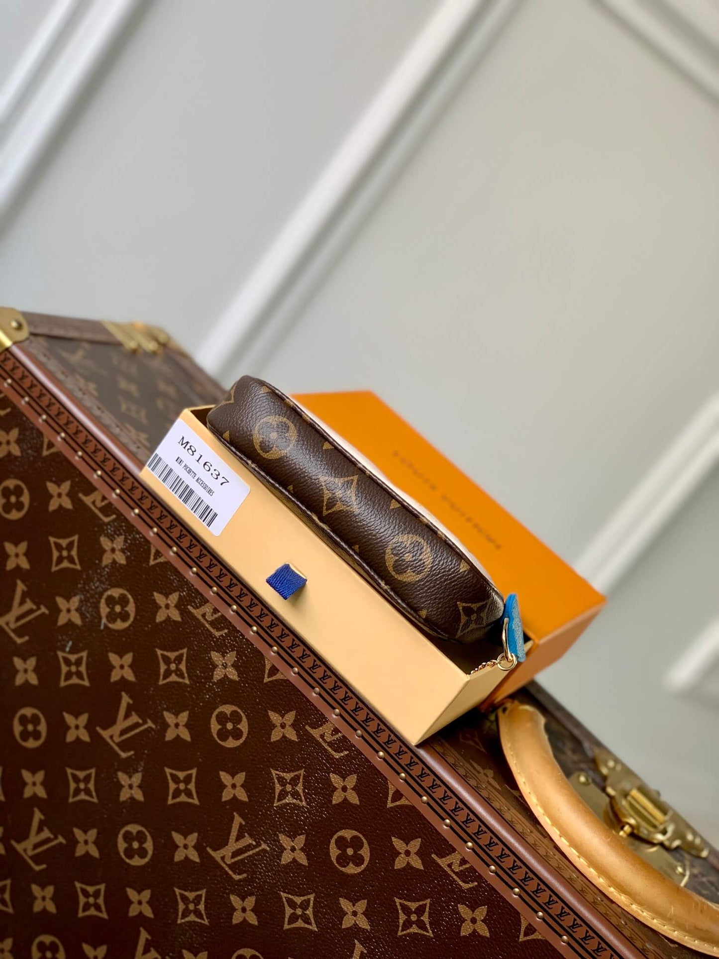 m81637 mini pochette accessoires monogram 15 5cm blue