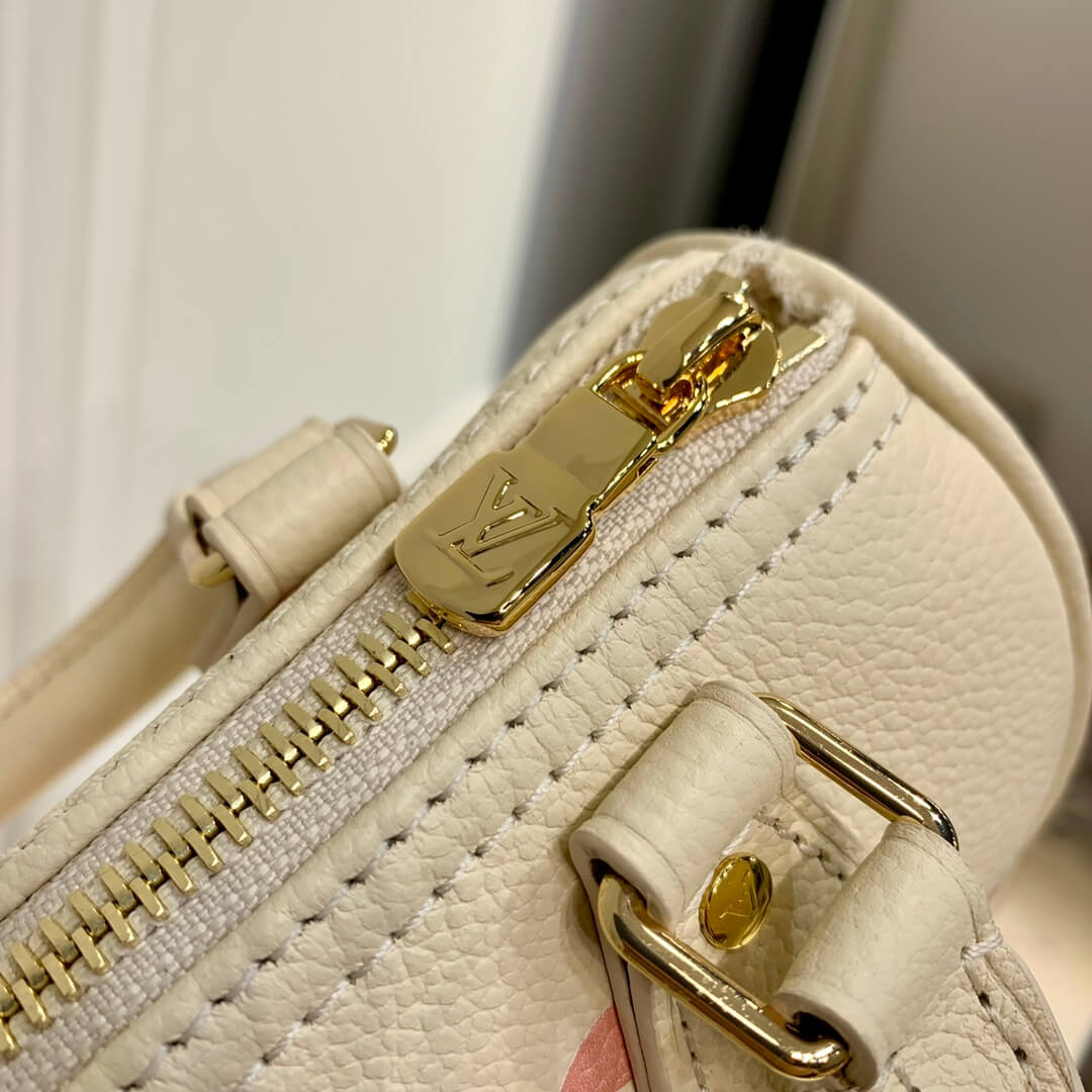 m81913 nano speedy monogram 16cm apricot monogram empreinte
