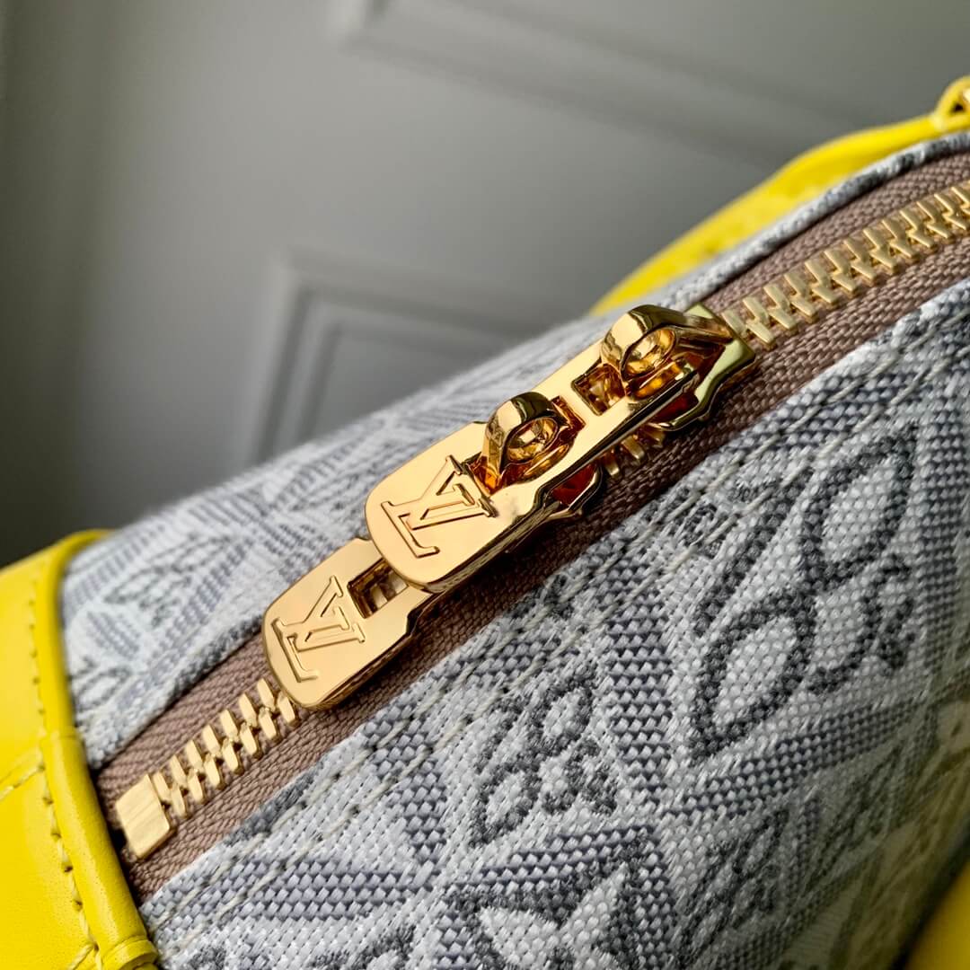 m91606 alma bb alma full leather yellow handbag 25cm