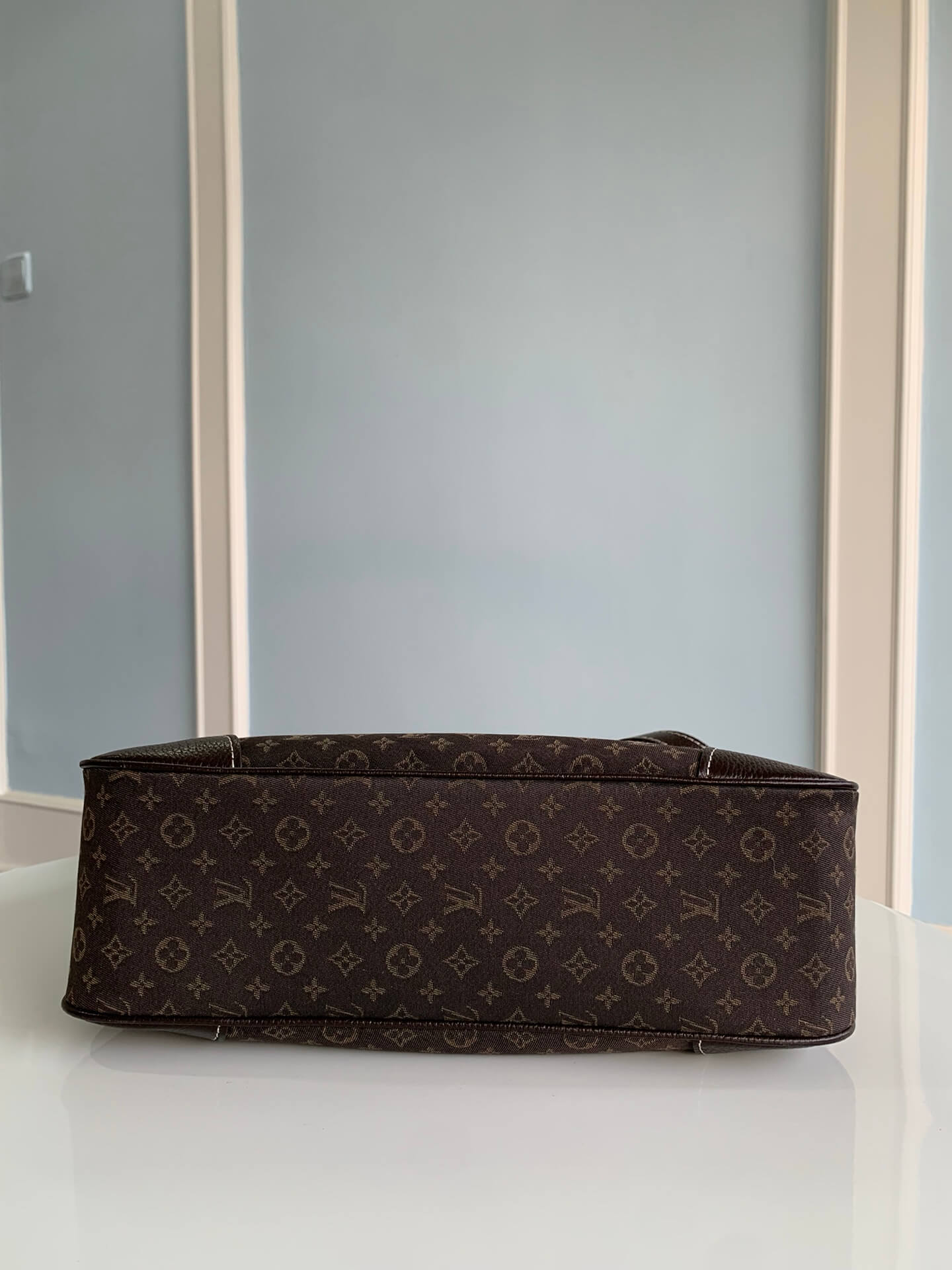 m95225 boulogne monogram unisex shoulder bag coffee 19cm