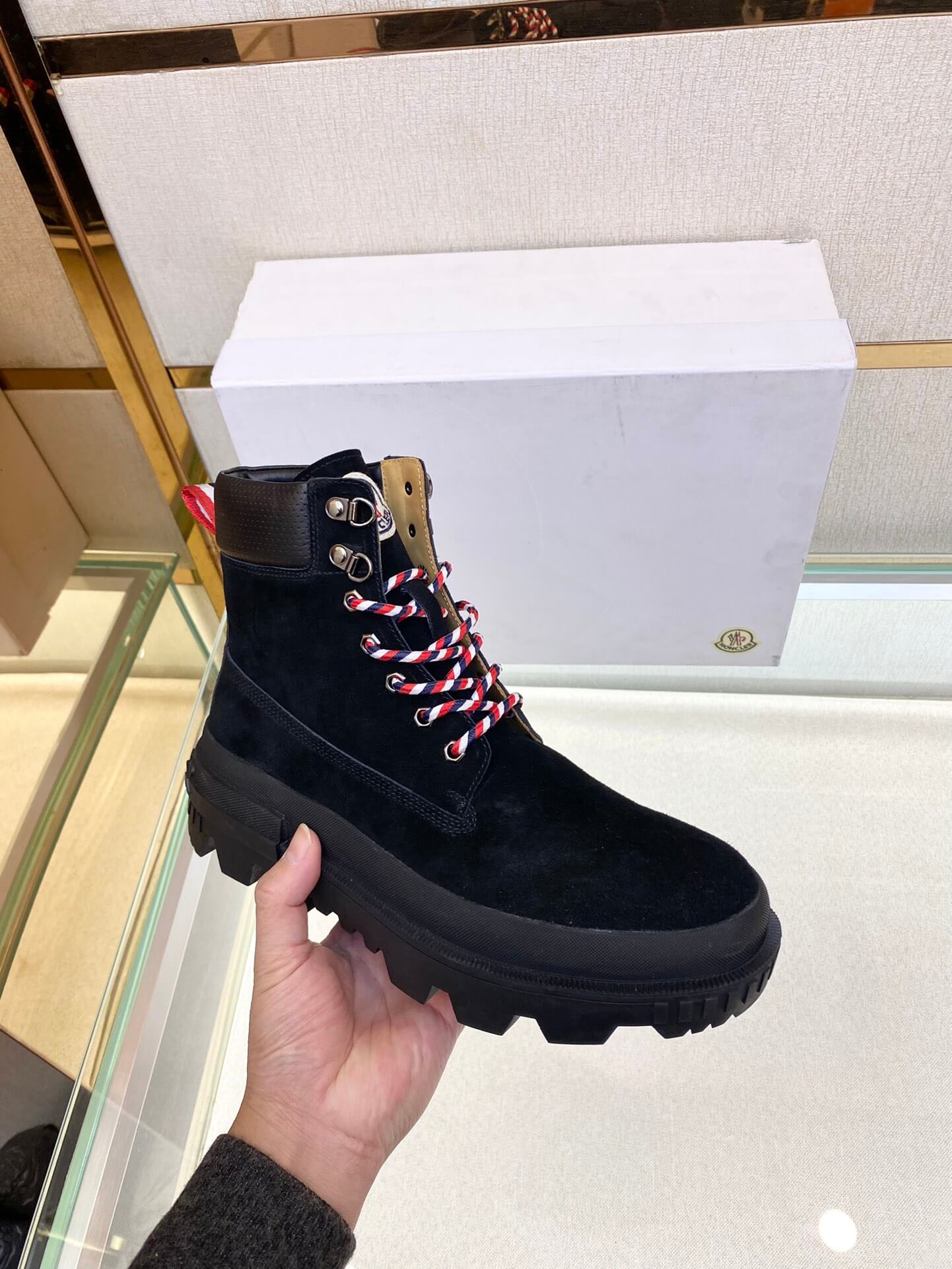 mens shoes compassor moncler 38 44 mens size black 1