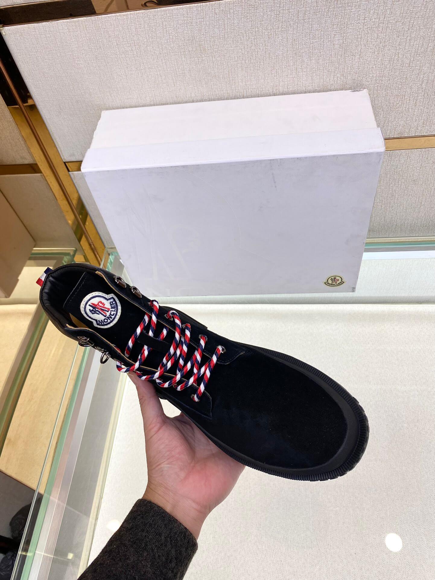 mens shoes compassor moncler 38 44 mens size black 1