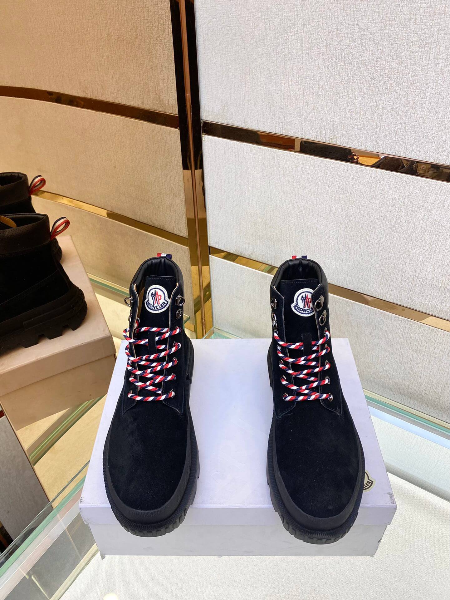 mens shoes compassor moncler 38 44 mens size black 1