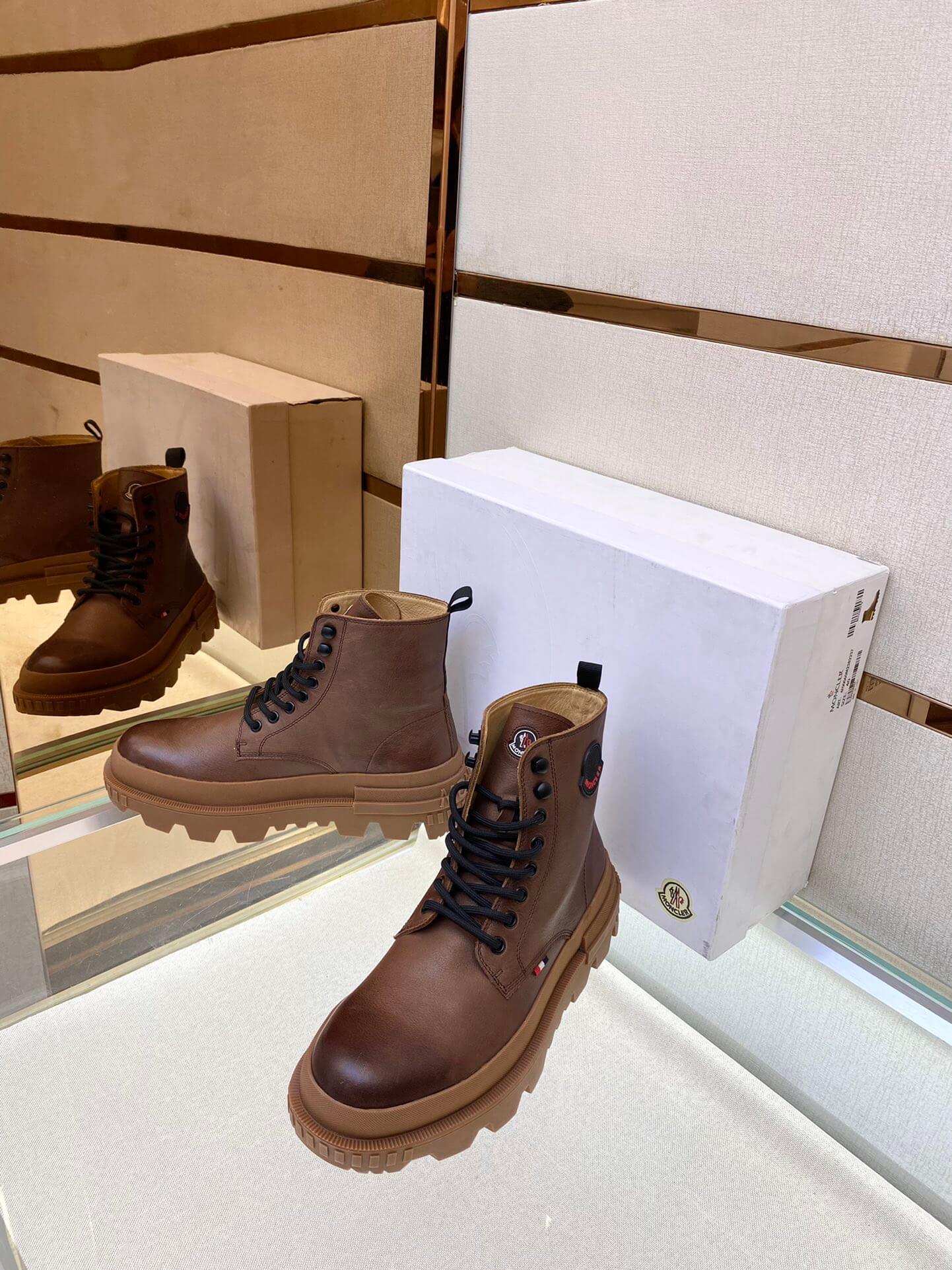 mens shoes compassor moncler 38 44 mens size brown