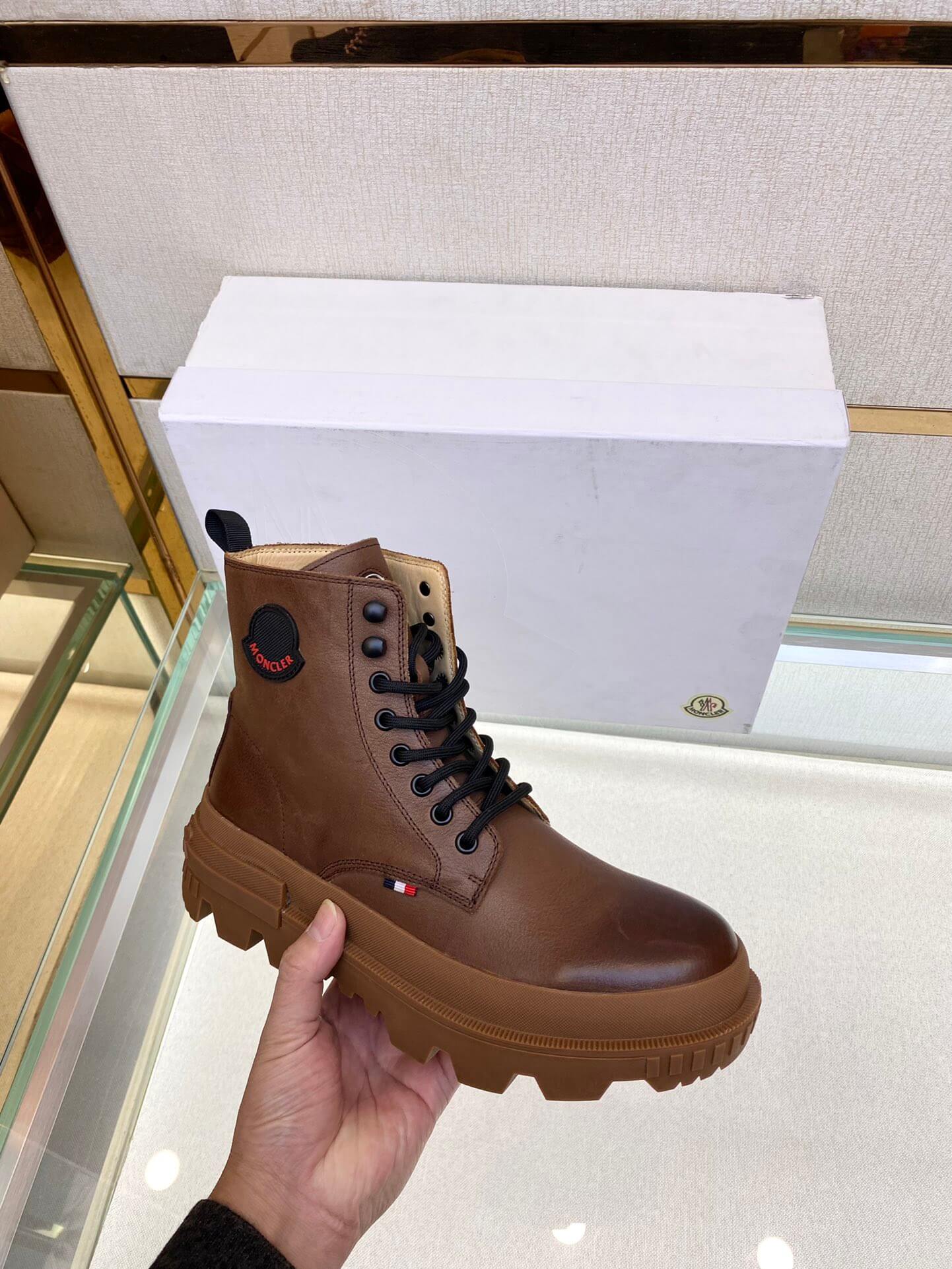 mens shoes compassor moncler 38 44 mens size brown