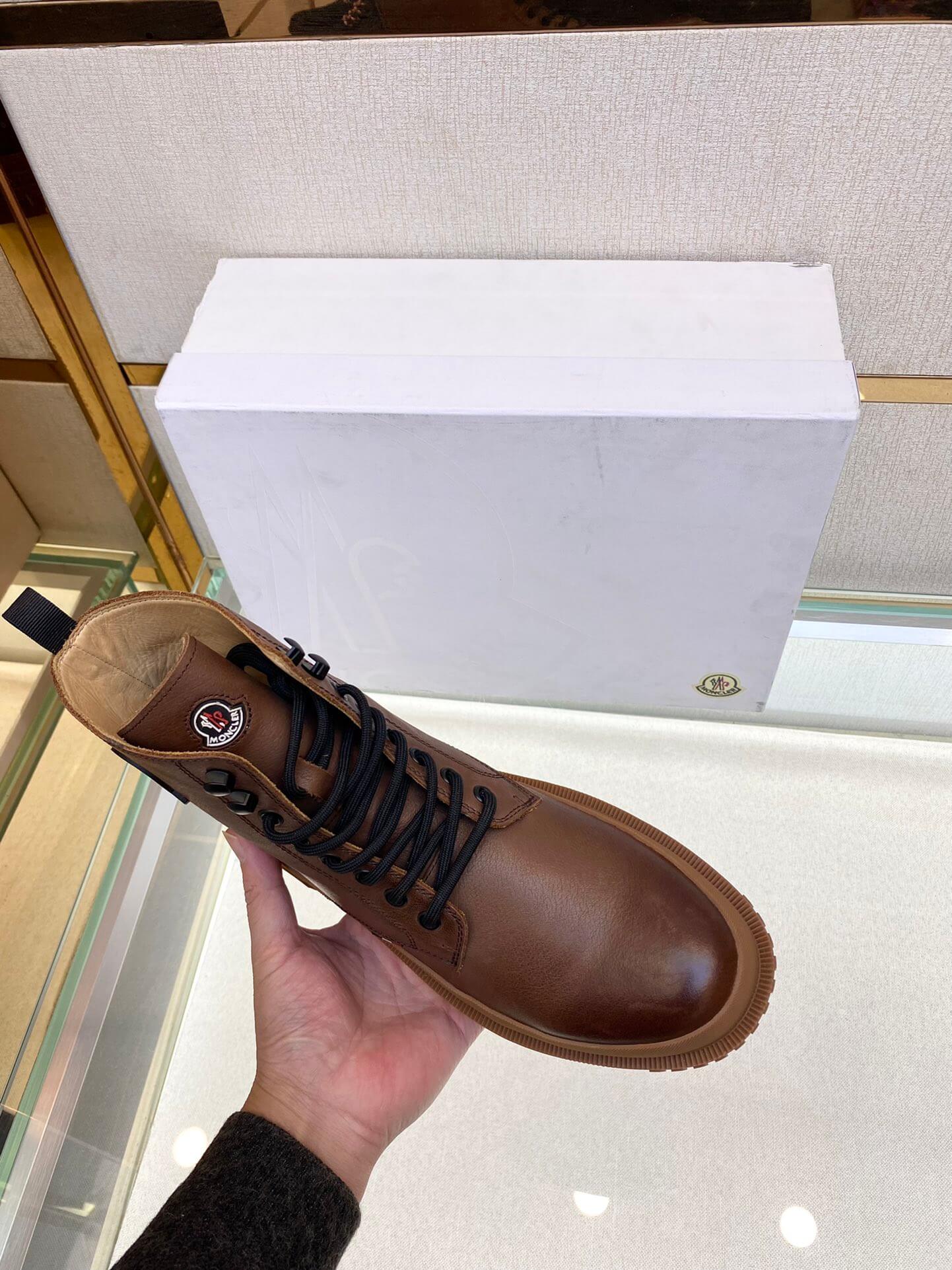 mens shoes compassor moncler 38 44 mens size brown