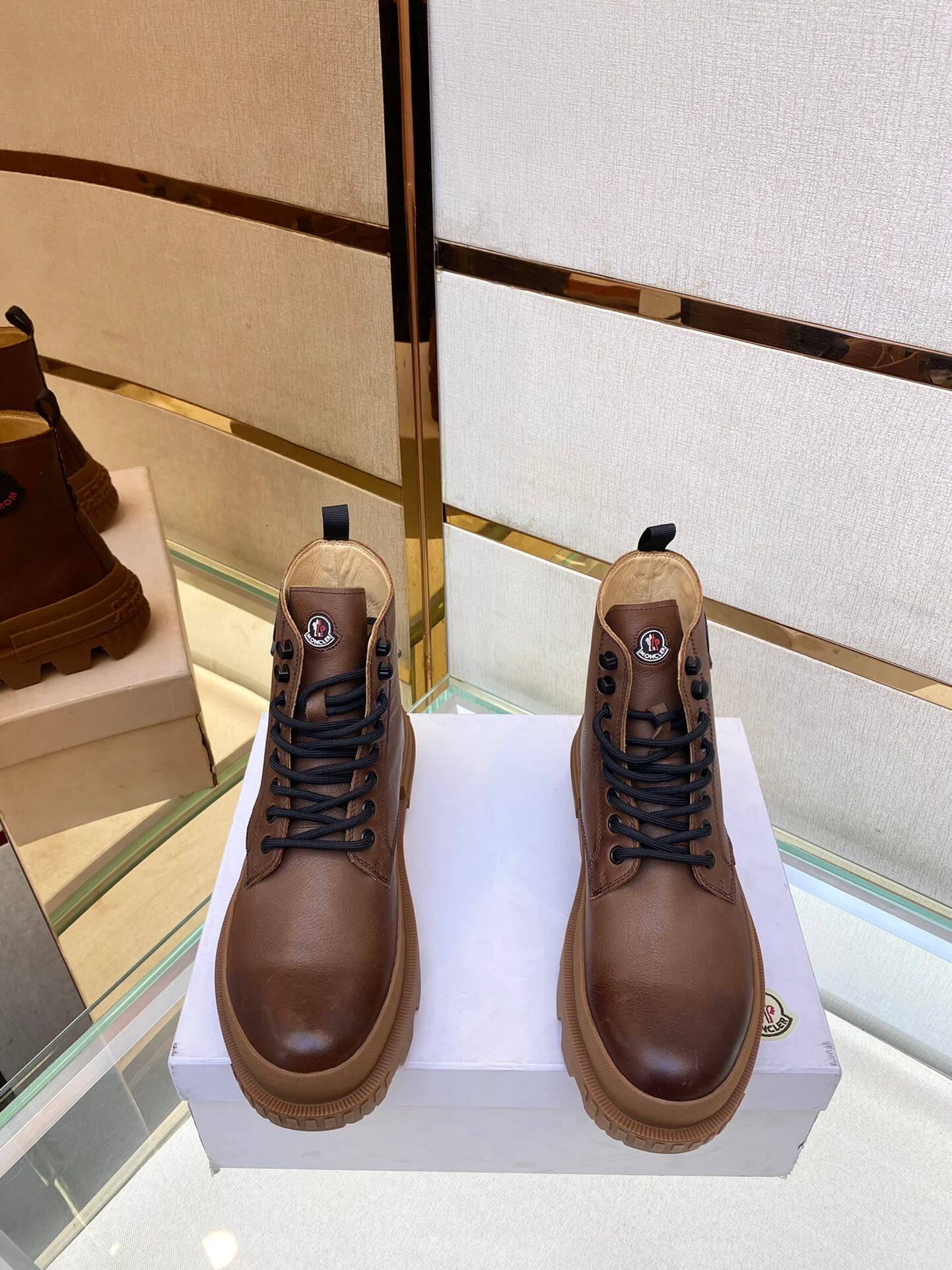mens shoes compassor moncler 38 44 mens size brown