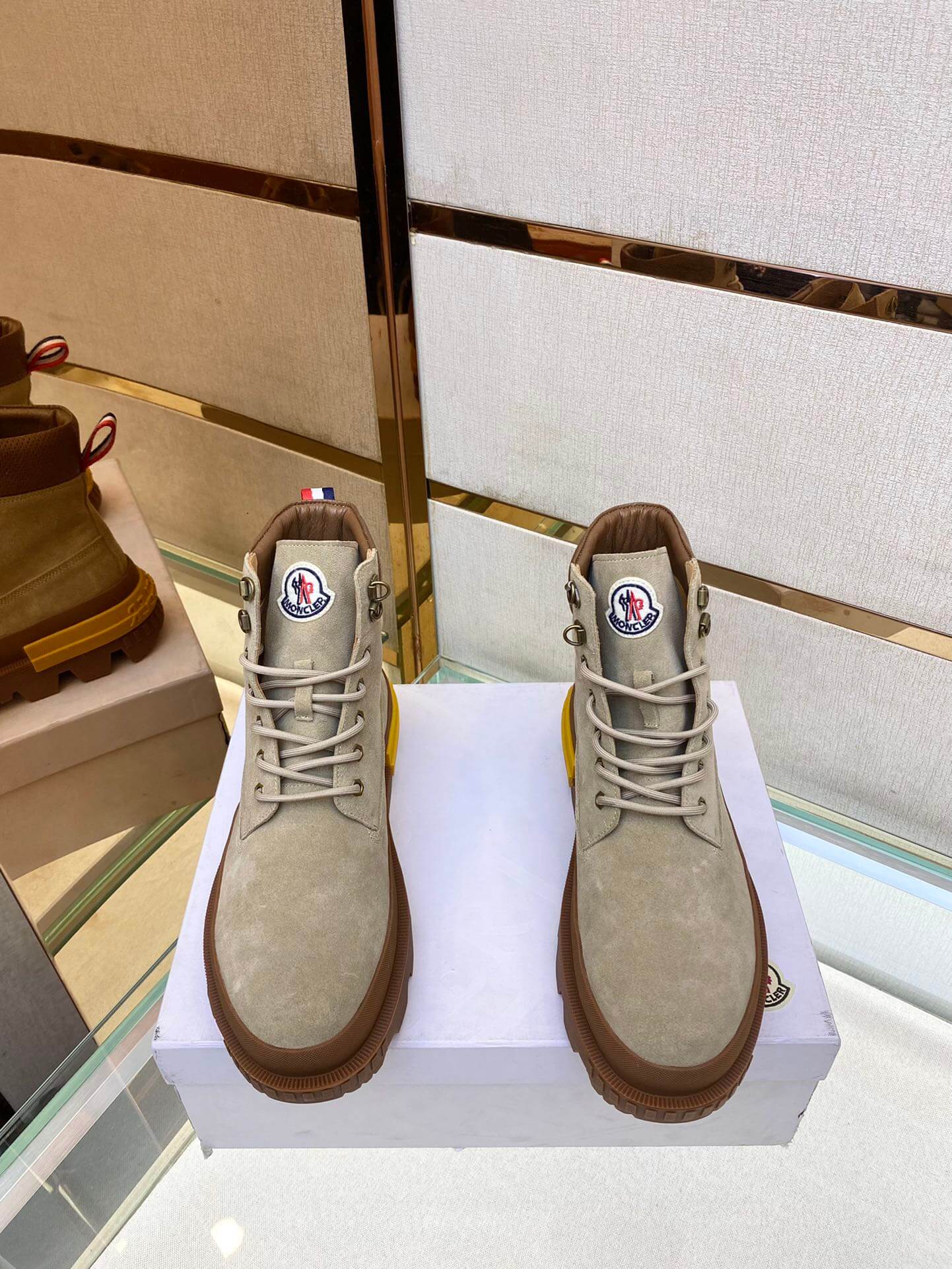 mens shoes compassor moncler 38 44 mens size grey