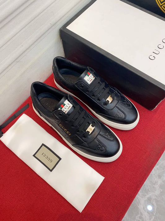 mens shoes gg casual korean style 38 44 mens size black 1