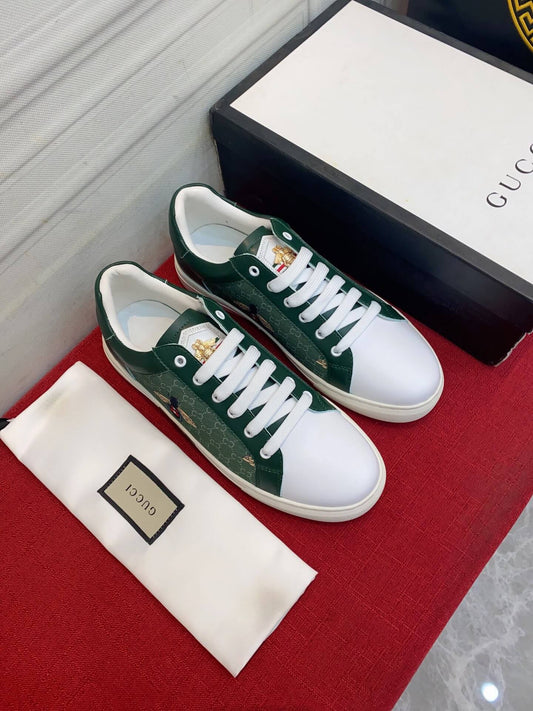 mens shoes gg casual korean style 38 44 mens size green