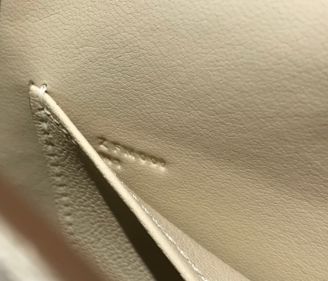 HM Mini Kelly Milkshake Epsom Leather Gold Silver Hardware Handmade QWE1236