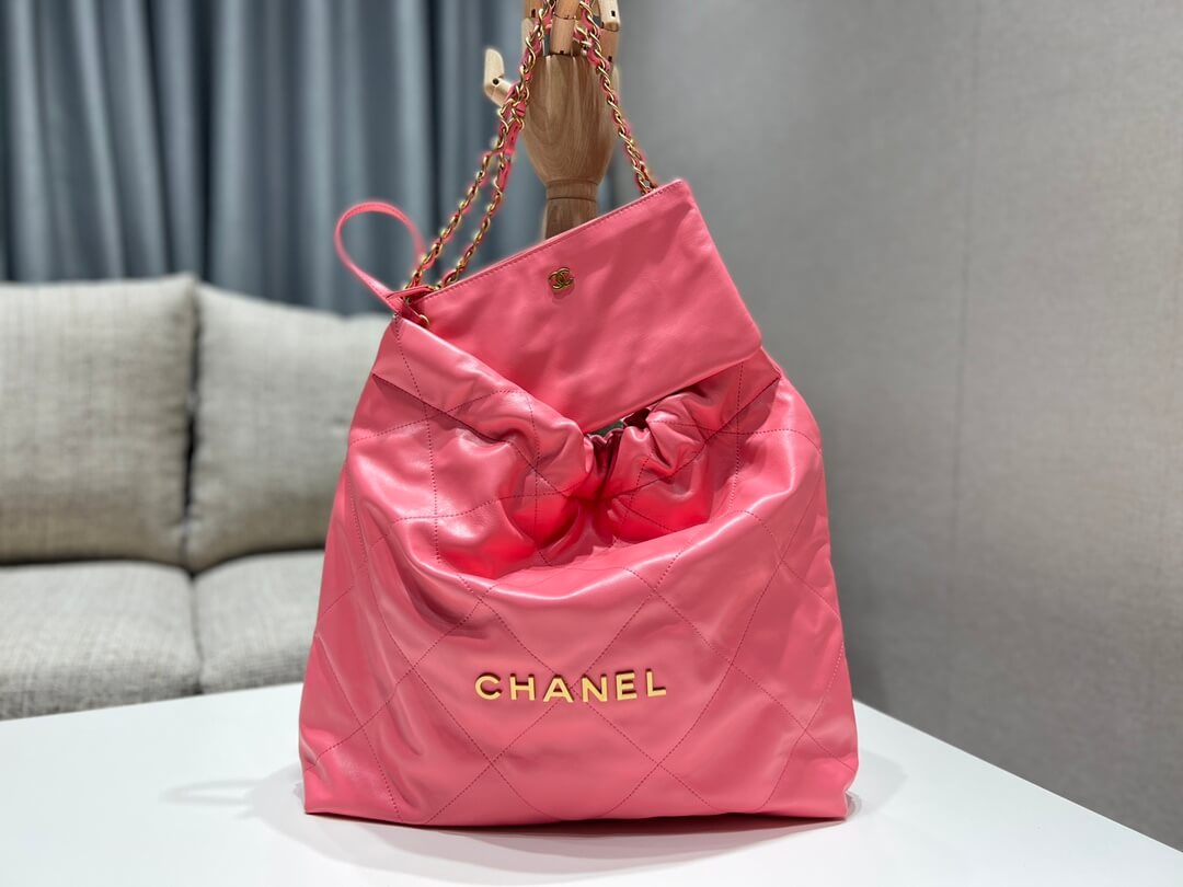 ?????????? mm calfskin and gold metal 39cm coral powder shoulder bag cross body bags