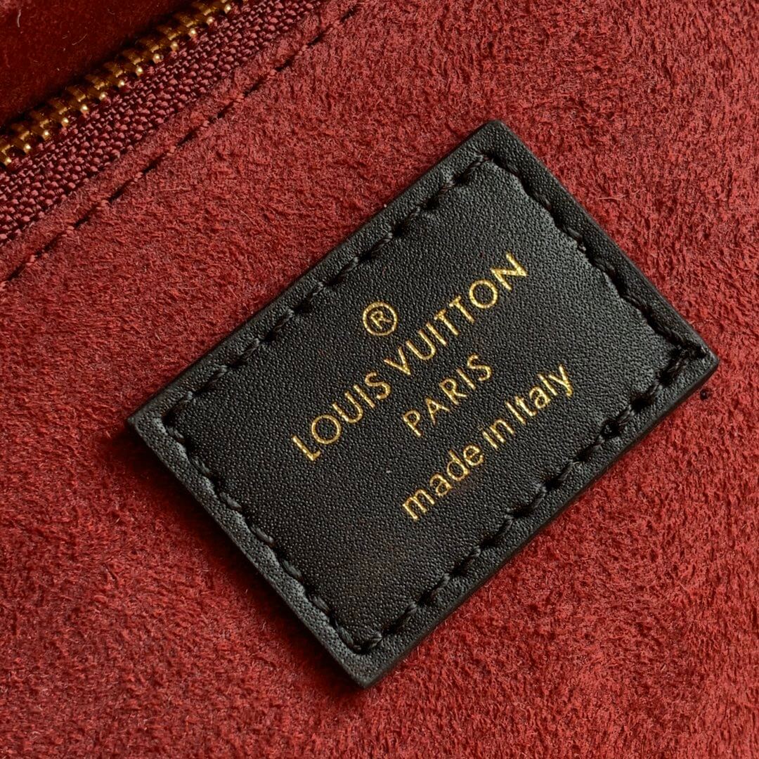 n40109 saint placide damier ebene maroon 25cm shoulder bag cross body bags