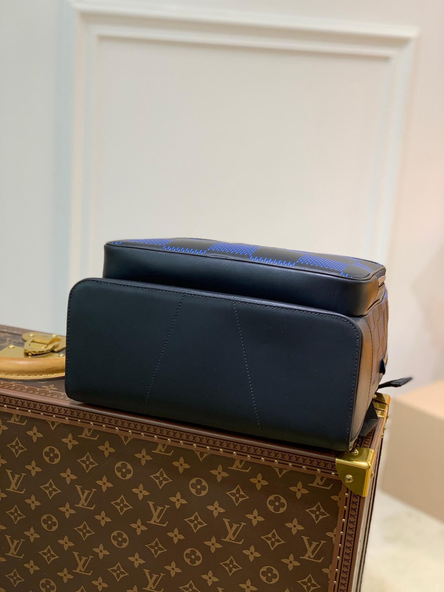 n50021 campus damier infini 3d 30cm blue